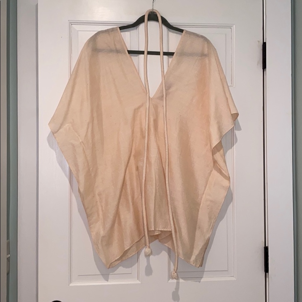 Pondichérie blush tunic coverup
